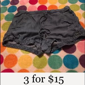 Andrea Jovine Chambray Shorts